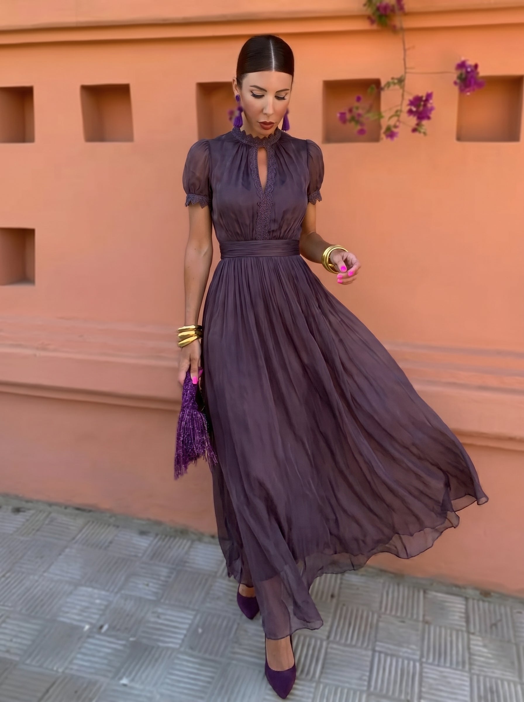 Dahlia™ | Vintage Flowy Maxi Dress