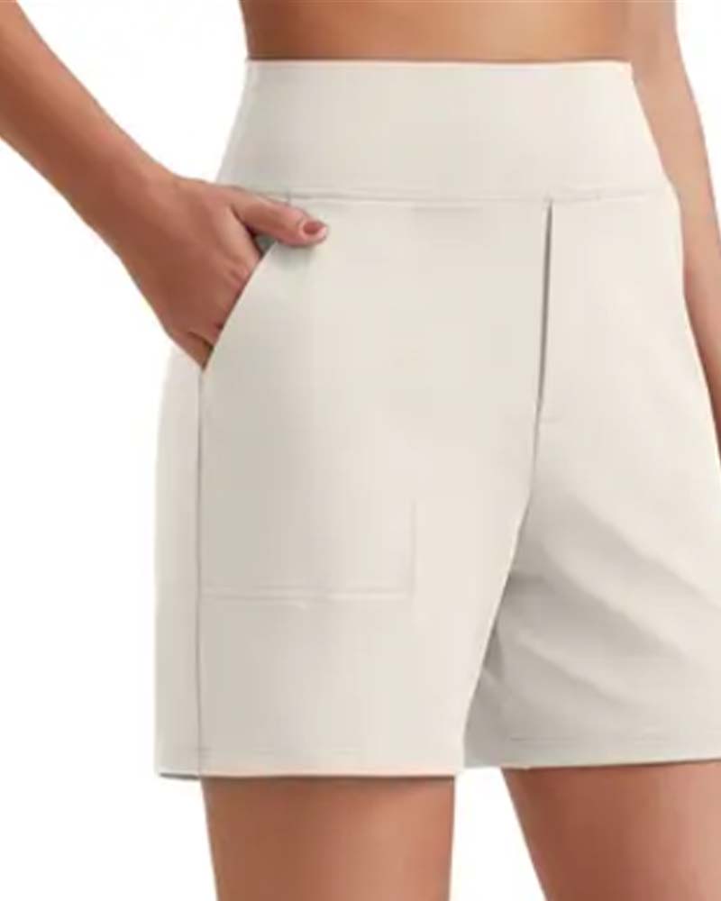 Paisley™ | High-Waisted Lightweight Summer Shorts