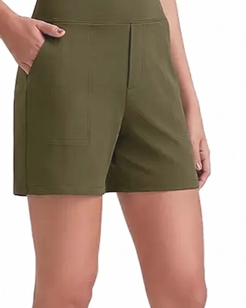 Paisley™ | High-Waisted Lightweight Summer Shorts