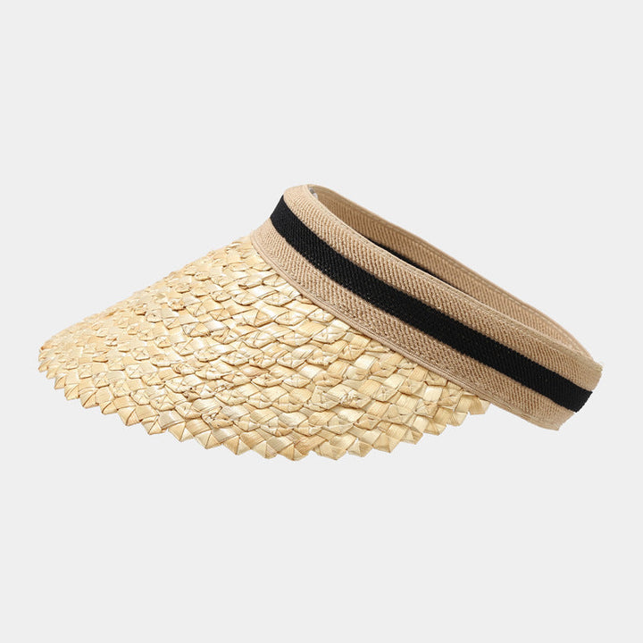 Alanna™ | Wide Brim Adjustable UV Protection Sun Visor Hat
