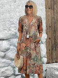 Vesna™ | Lightweight V-Neck Midi Dress