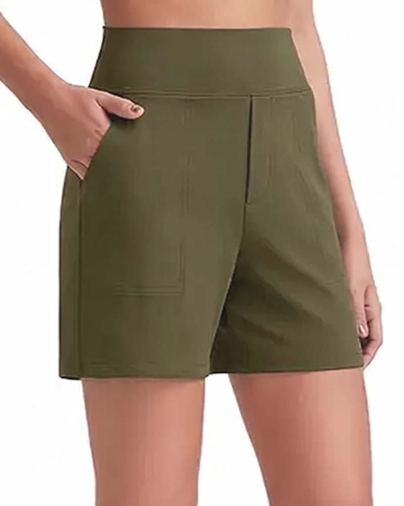 Paisley™ | High-Waisted Lightweight Summer Shorts
