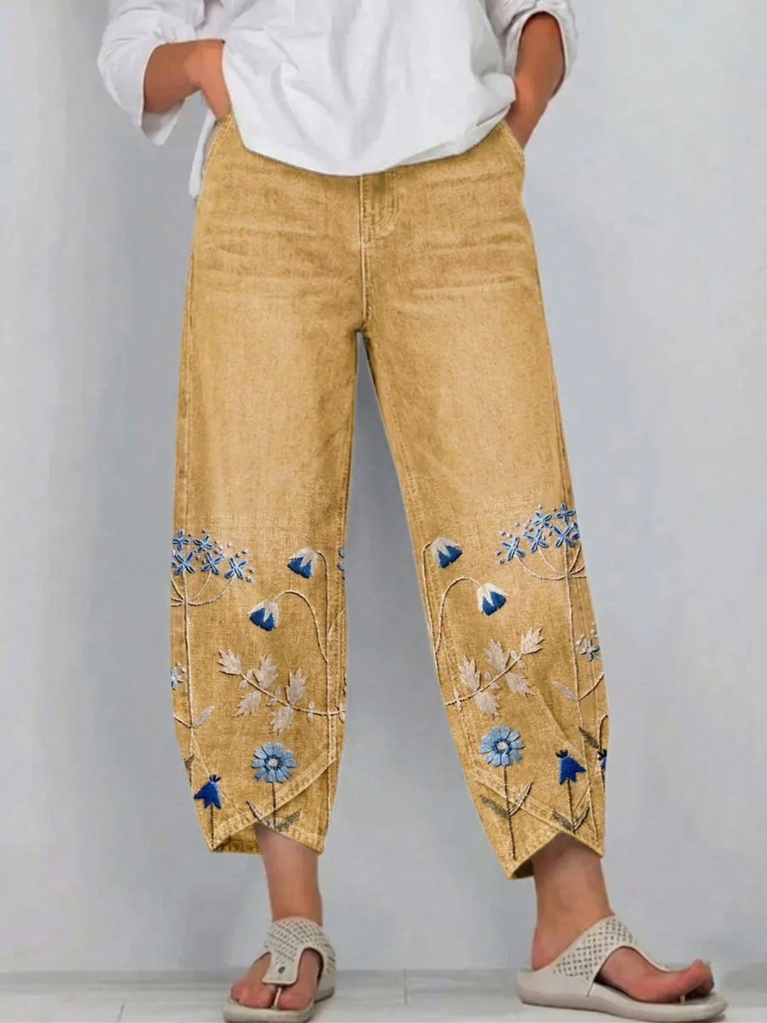 Camille™ | Casual Embroidered Pants