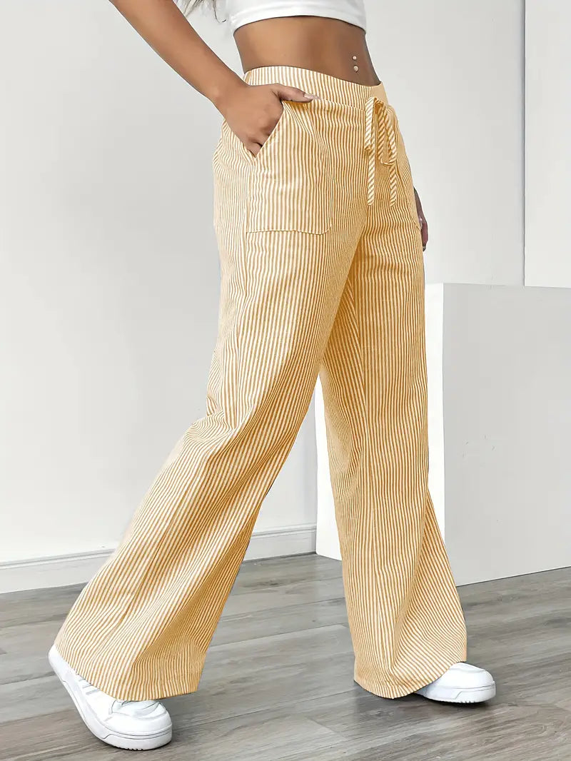 Gabrielle™ | Relaxed Fit Striped Pants