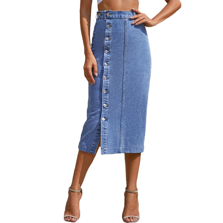 Berkley™ | Button Front Slit Skirt