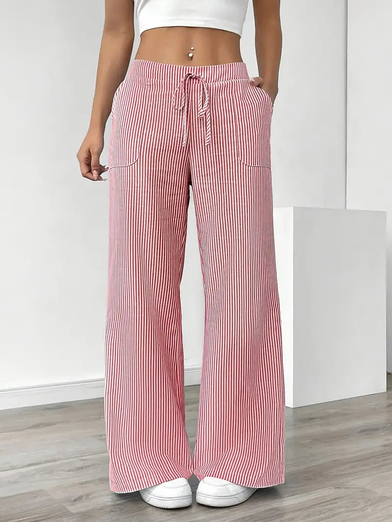 Gabrielle™ | Relaxed Fit Striped Pants
