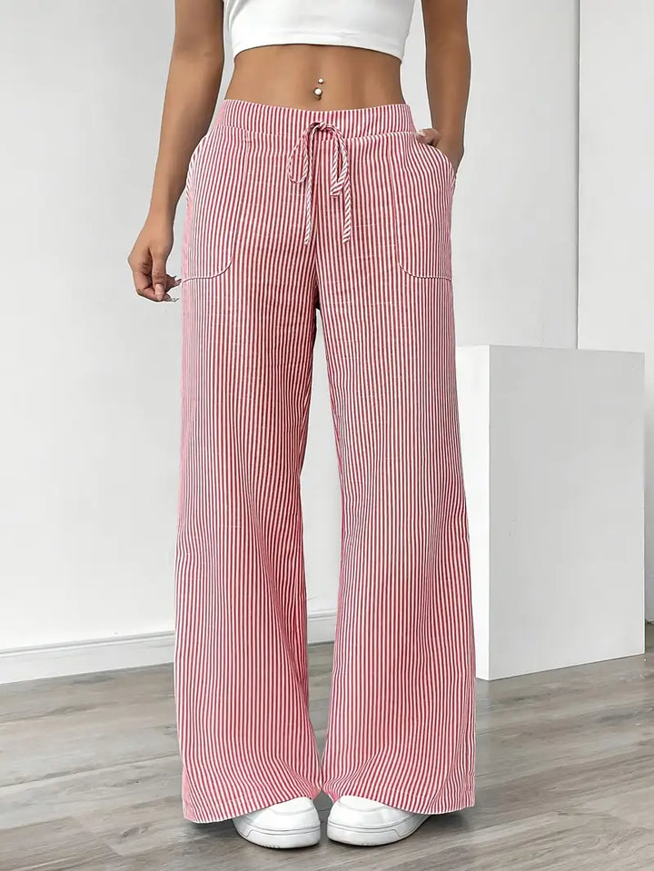 Gabrielle™ | Relaxed Fit Striped Pants