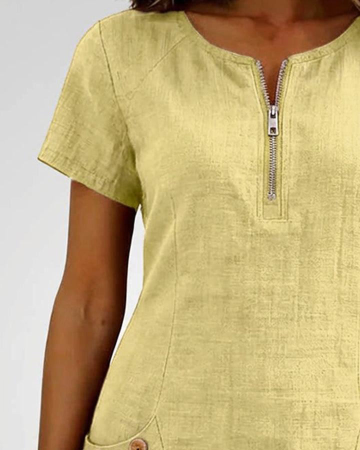 Naomi™ | Zip Pocket Casual Dress