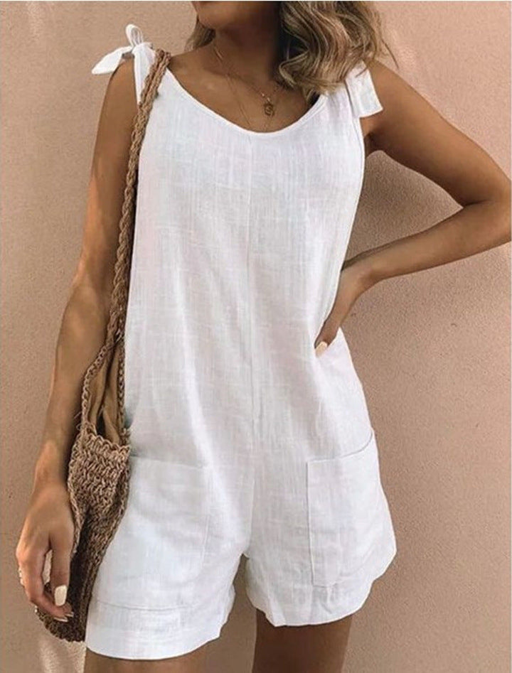 Ivory™ | Casual Sleeveless Summer Playsuit