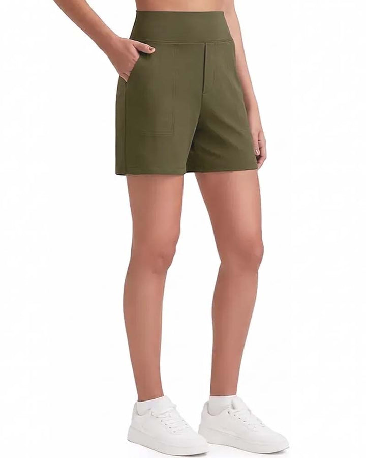 Paisley™ | High-Waisted Lightweight Summer Shorts