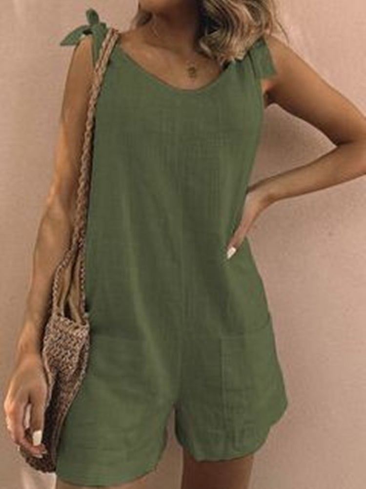 Ivory™ | Casual Sleeveless Summer Playsuit