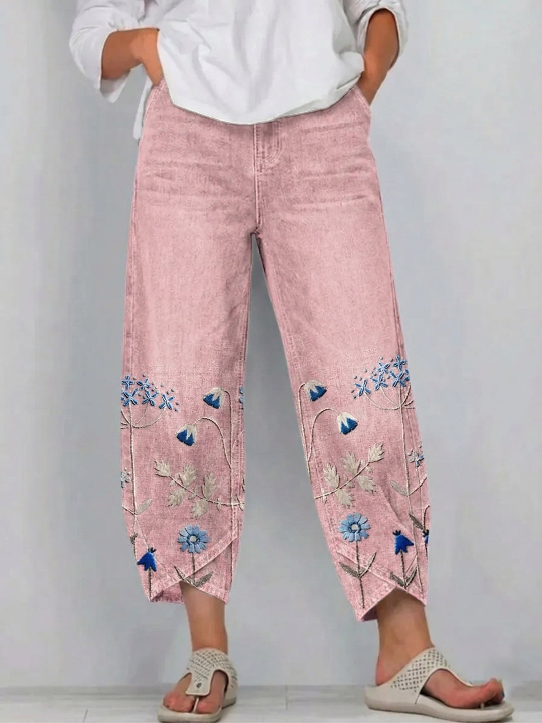 Camille™ | Casual Embroidered Pants