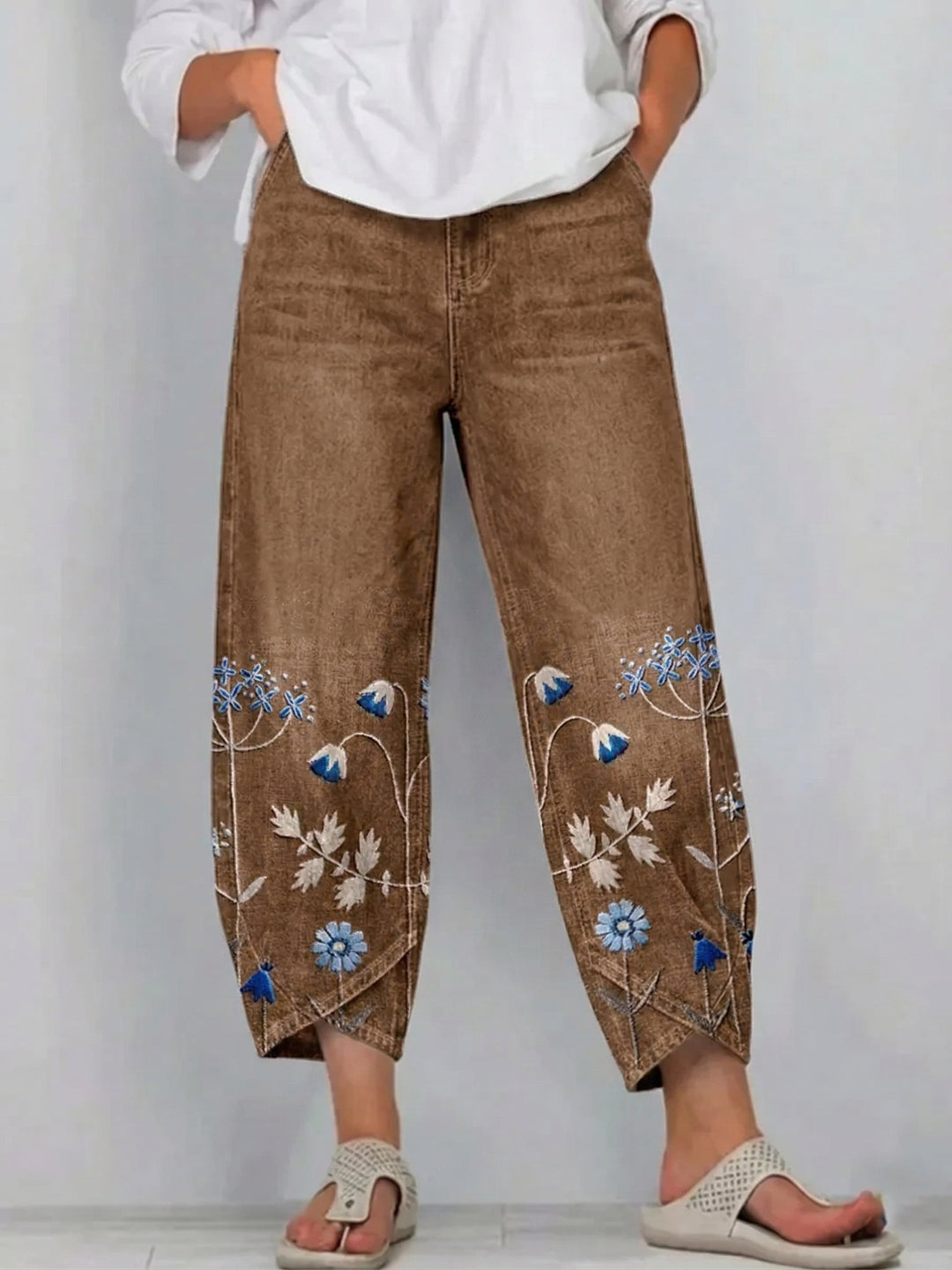 Camille™ | Casual Embroidered Pants