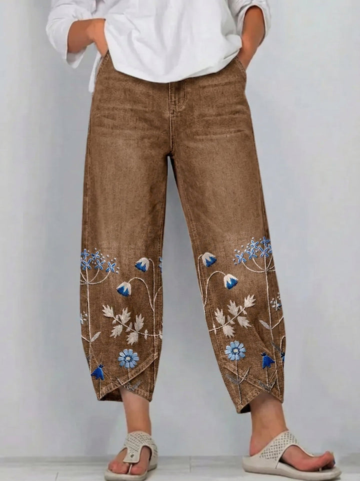 Camille™ | Casual Embroidered Pants
