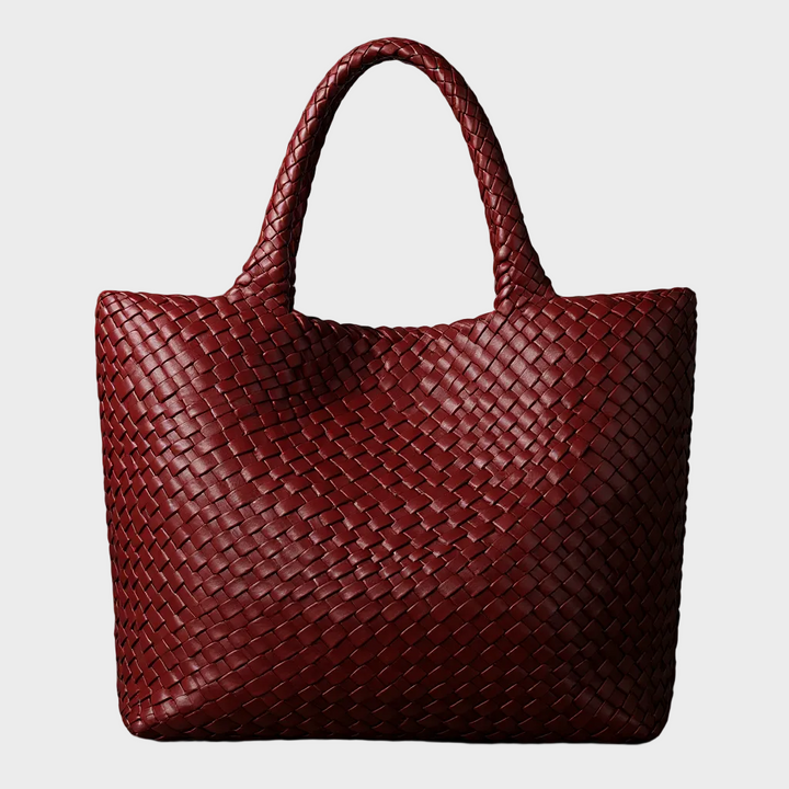Erica - Handwoven Leather Tote Bag