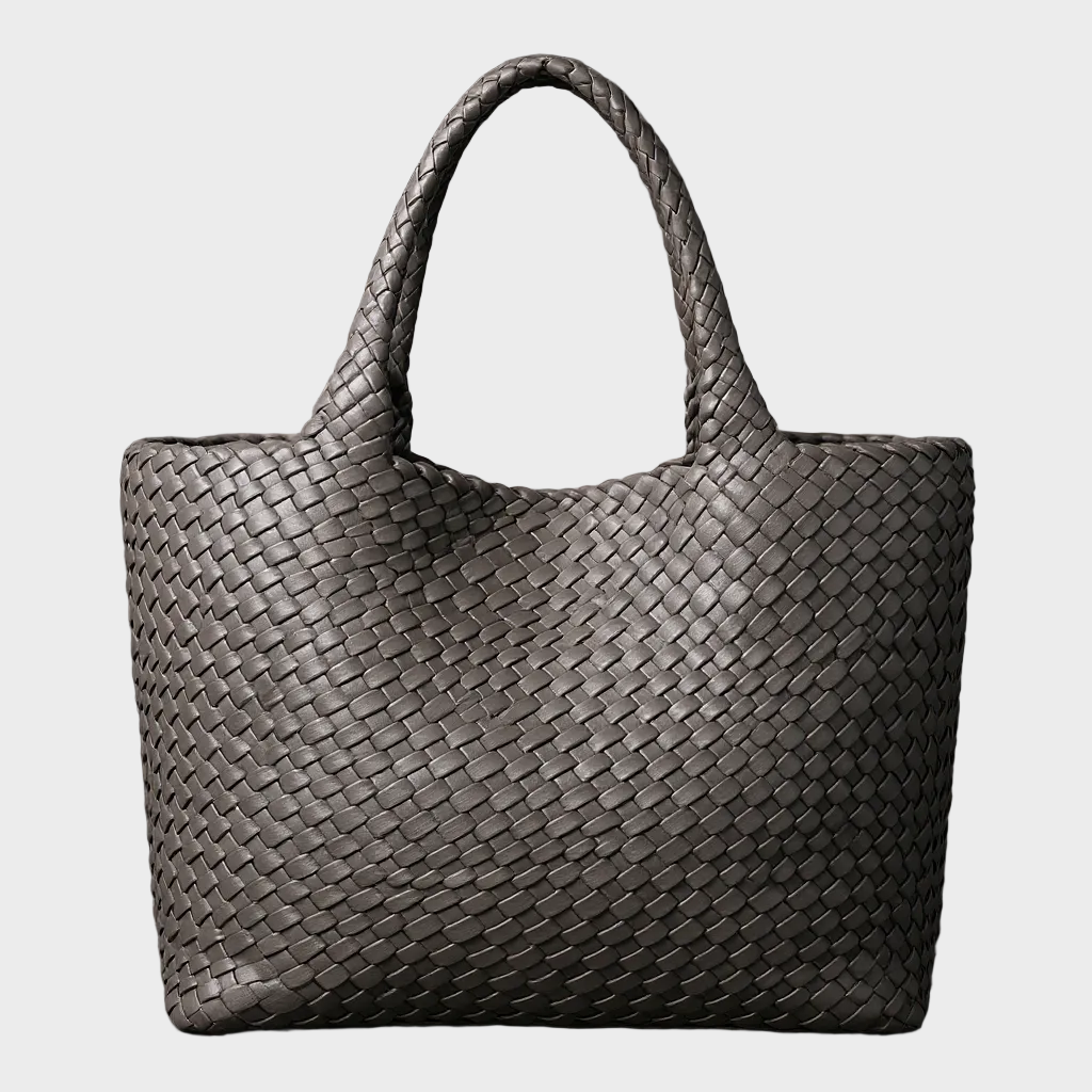 Erica - Handwoven Leather Tote Bag