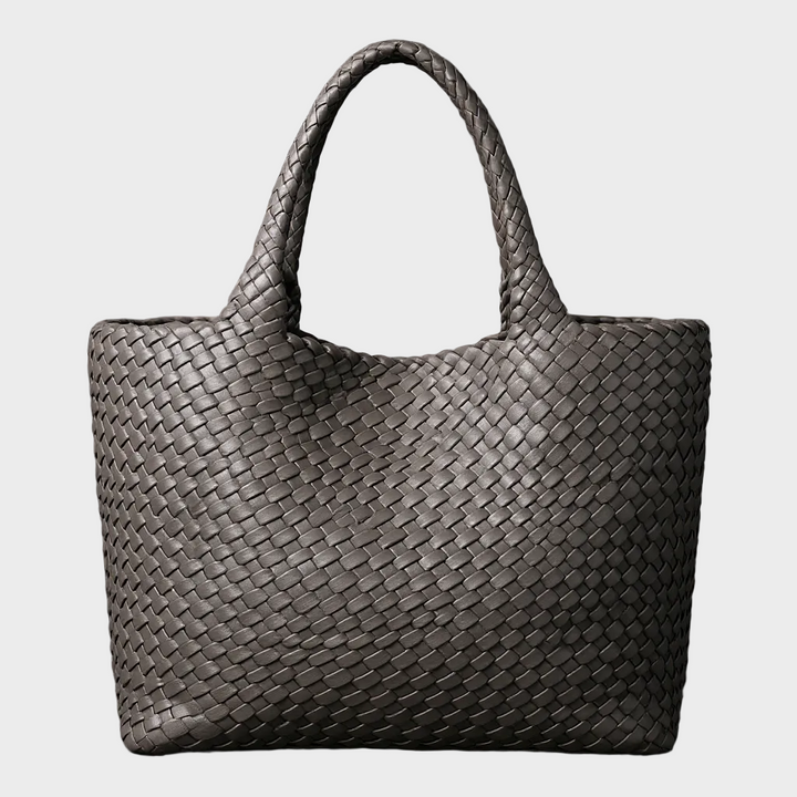 Erica - Handwoven Leather Tote Bag
