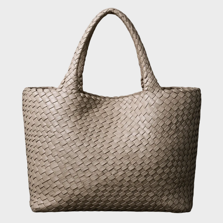 Erica - Handwoven Leather Tote Bag