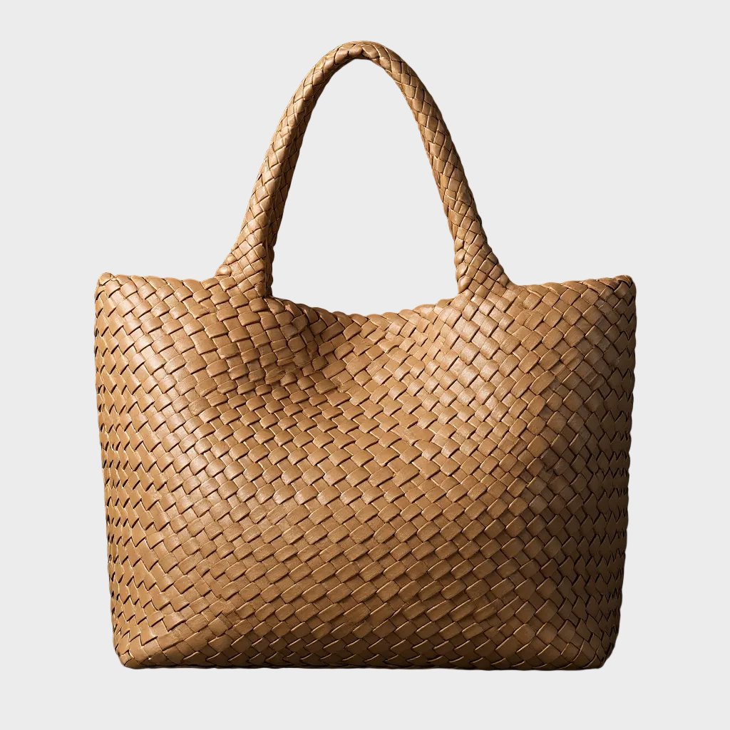 Erica - Handwoven Leather Tote Bag