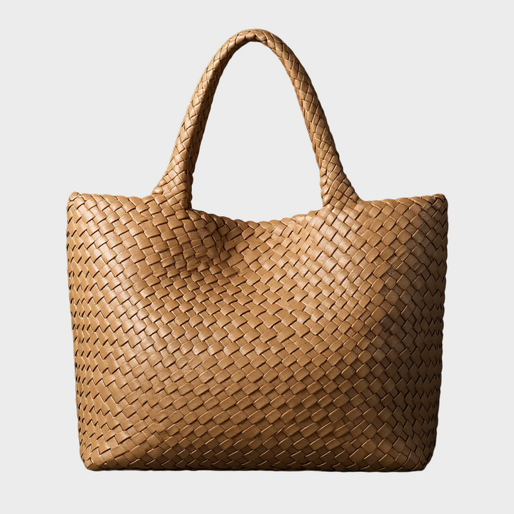Erica - Handwoven Leather Tote Bag