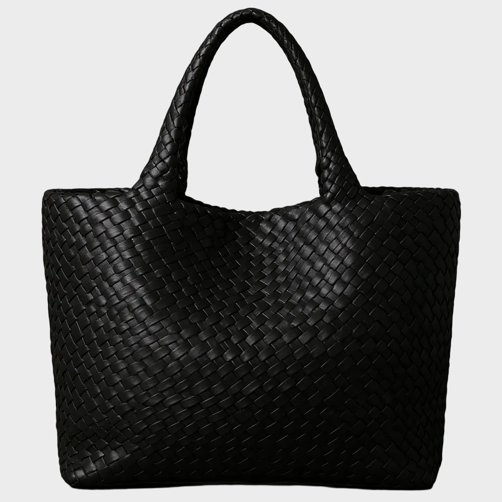 Erica - Handwoven Leather Tote Bag