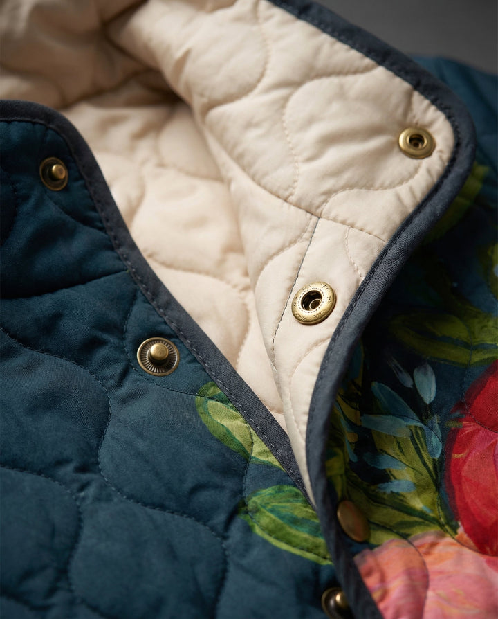 Reagan™ | Vintage Floral Quilted Jacket