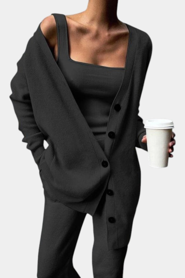 Amira™ | Cozy Knit Three-Piece Lounge Set