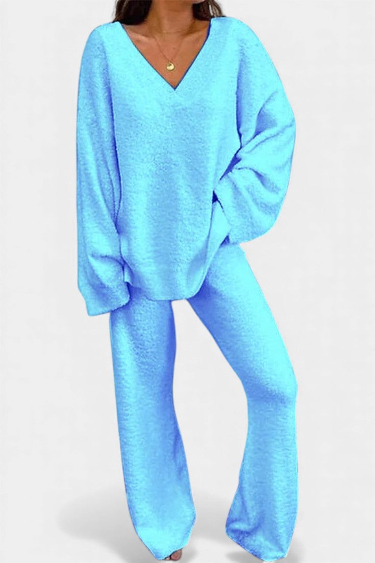 Stella™ | Cozy V-Neck Two-Piece Set