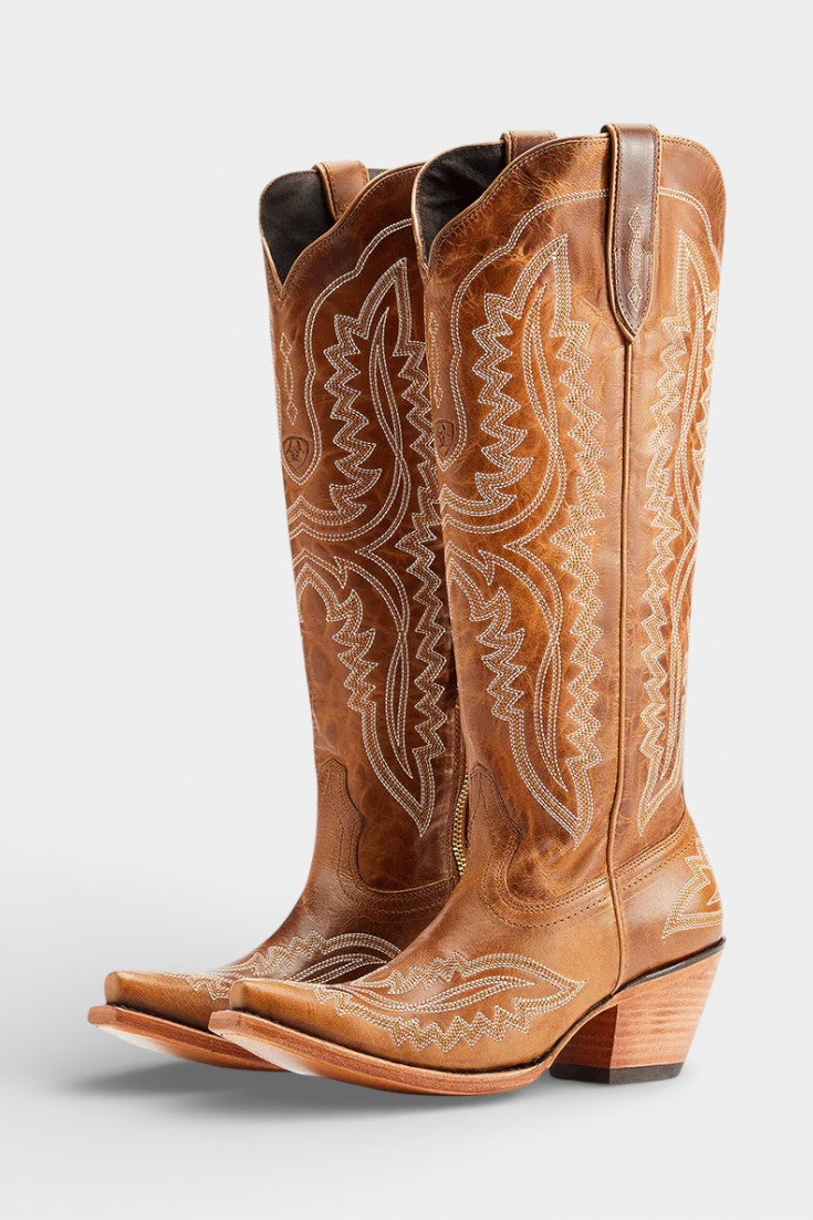 Kayla™ | Western Embroidered Pointed Toe Booties