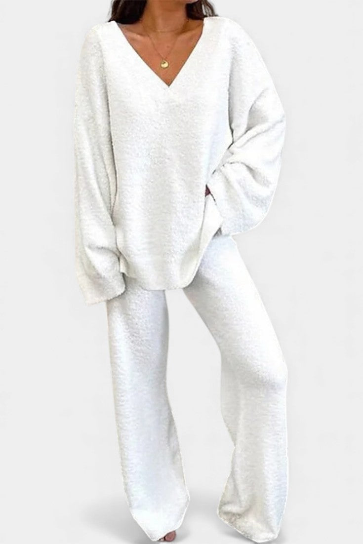 Stella™ | Cozy V-Neck Two-Piece Set