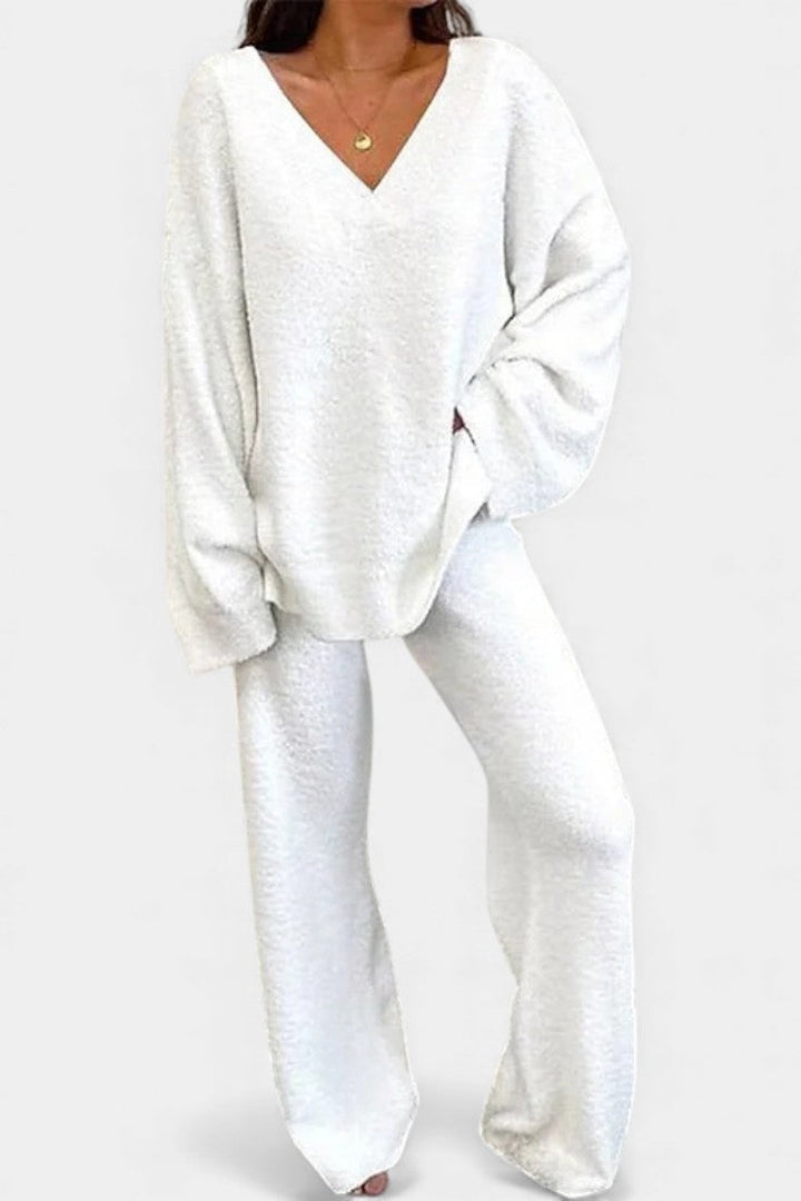 Stella™ | Cozy V-Neck Two-Piece Set