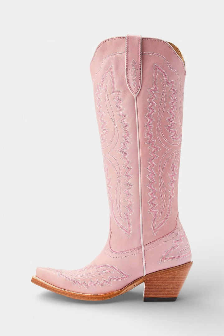 Kayla™ | Western Embroidered Pointed Toe Booties