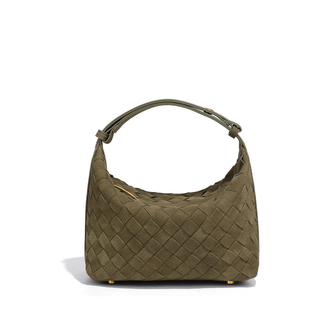 Eleanor – Matte Woven Structured Handbag