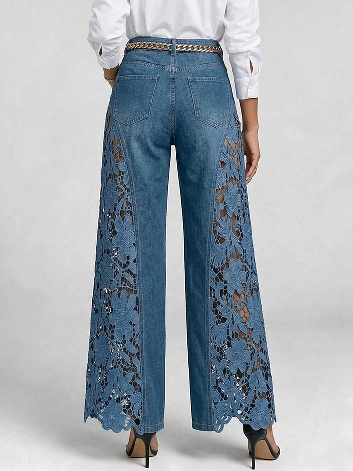 Susannah™ | Embroidered Wide-Leg Jeans