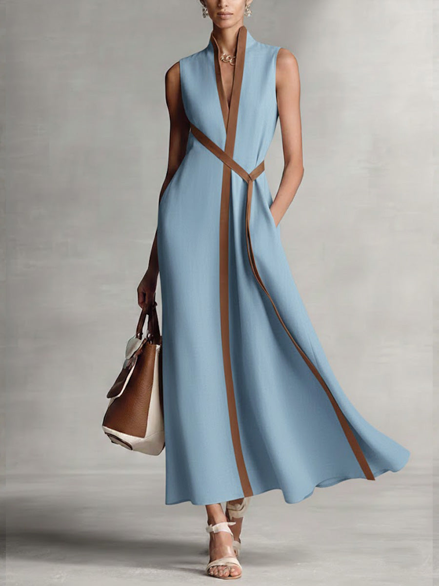 Veronica™ | Sleeveless Flowy Maxi Dress