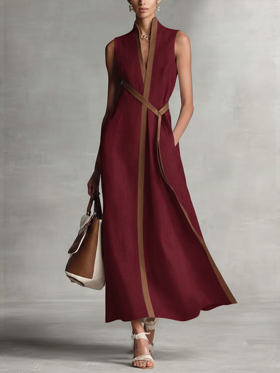 Genevieve™ | Sleeveless Flowy Maxi Dress