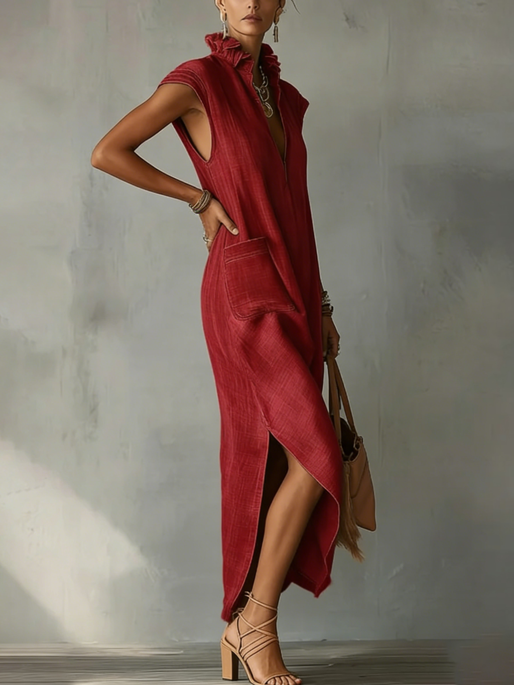 Cecilia™ | Ruffle Spring Maxi Dress