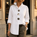Peggy™ | Statement Button Blouse
