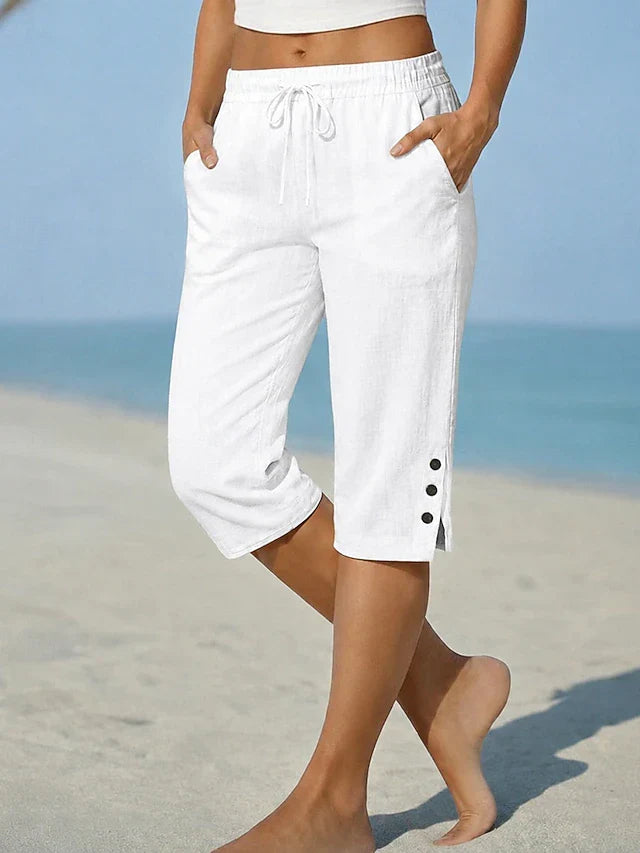 Maeve™ | High-Waisted Stretch Calf-Length Capri Pants