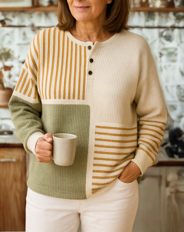 Palmer™ | Double-Layer Cozy Knit Sweater